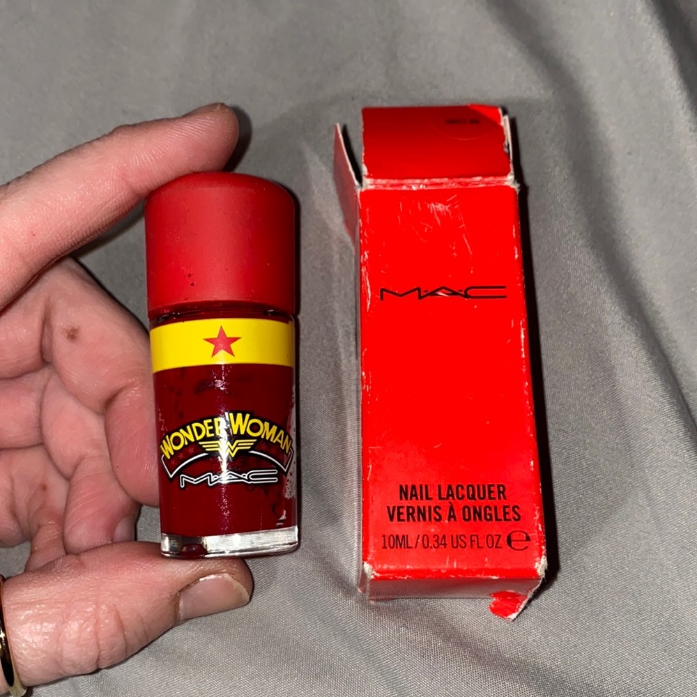 Limited addition MAC super women nail polish